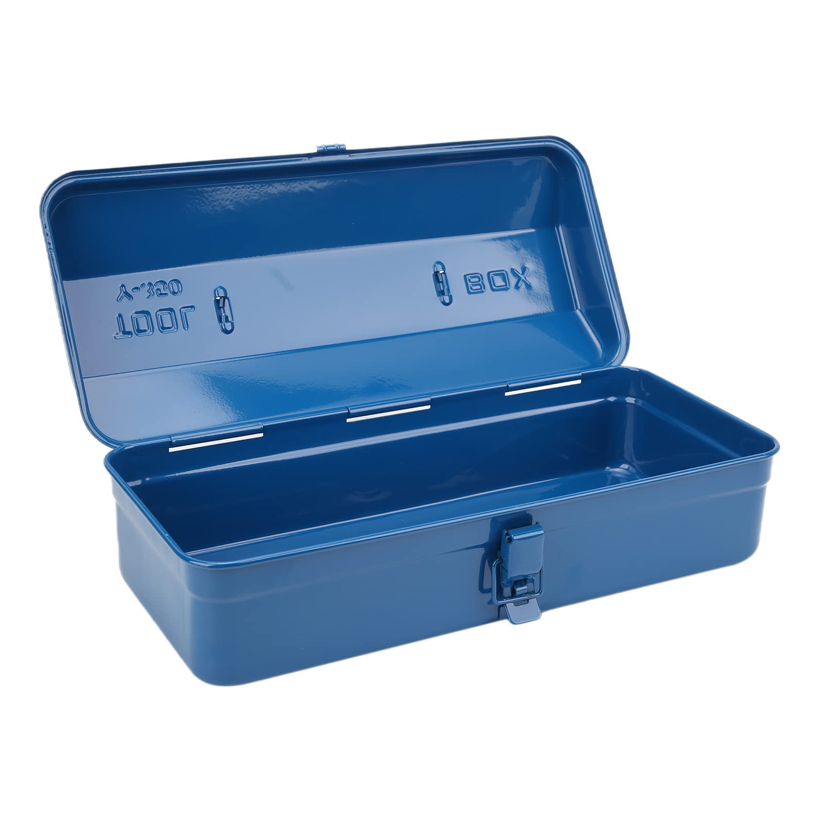 Akozon Tool Storage Box Large Capacity Steel Storage Organizer Toolbox Multipurpose Organizer and Portable Handled Storage Case for Car