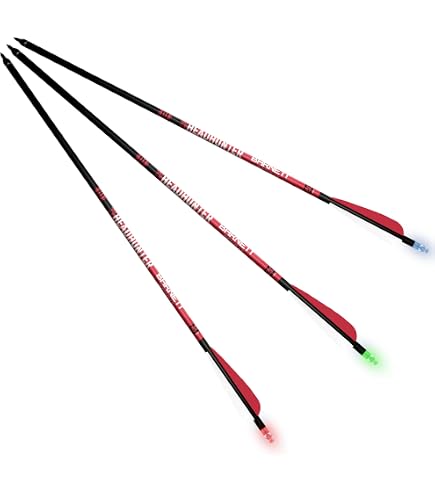 Amazon.com : Barnett Hyperflite Illumniated Crossbow Arrows, 3