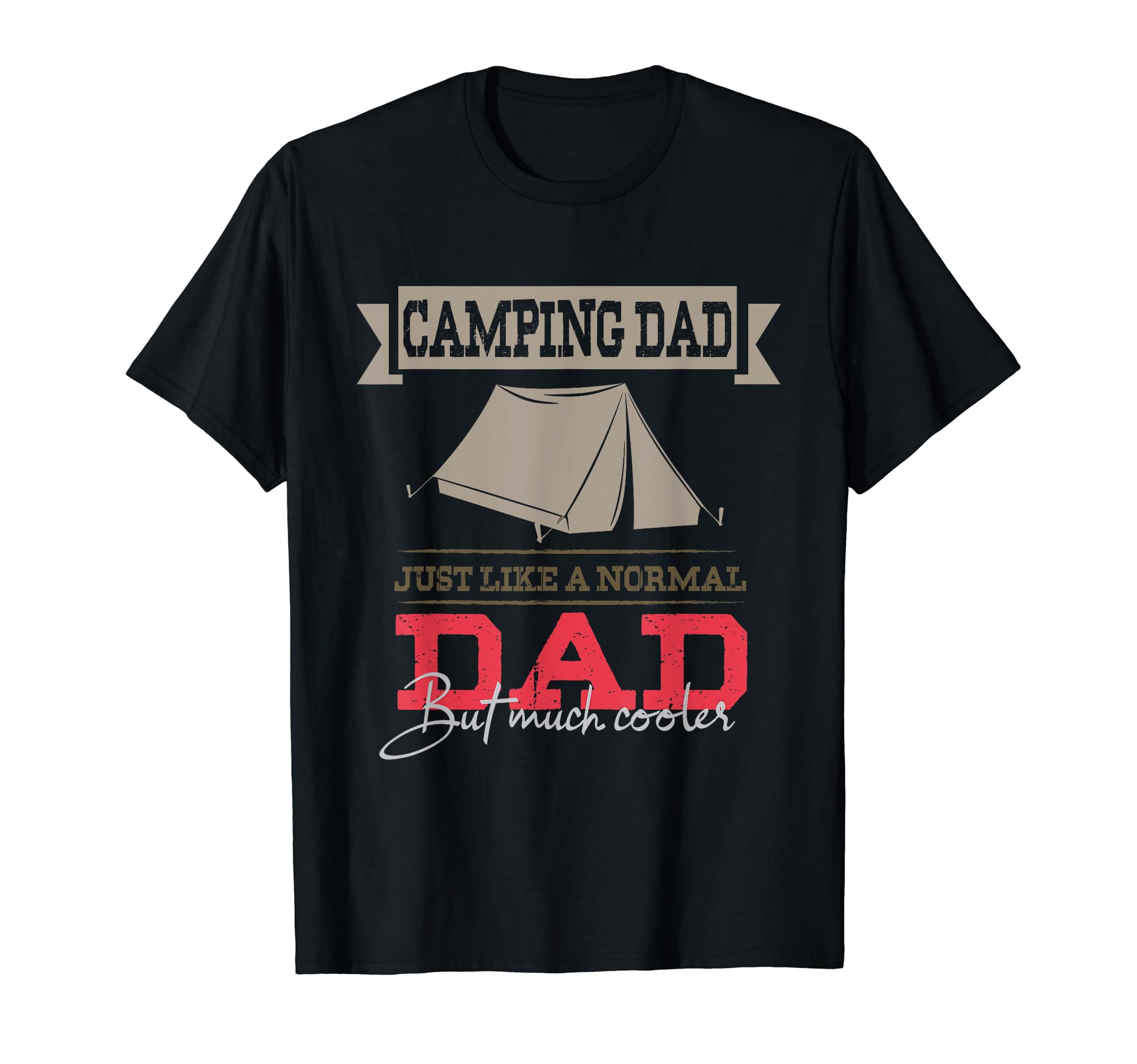 Camping Dad - Cute Outdoor Camp Adventure Father T-Shirt