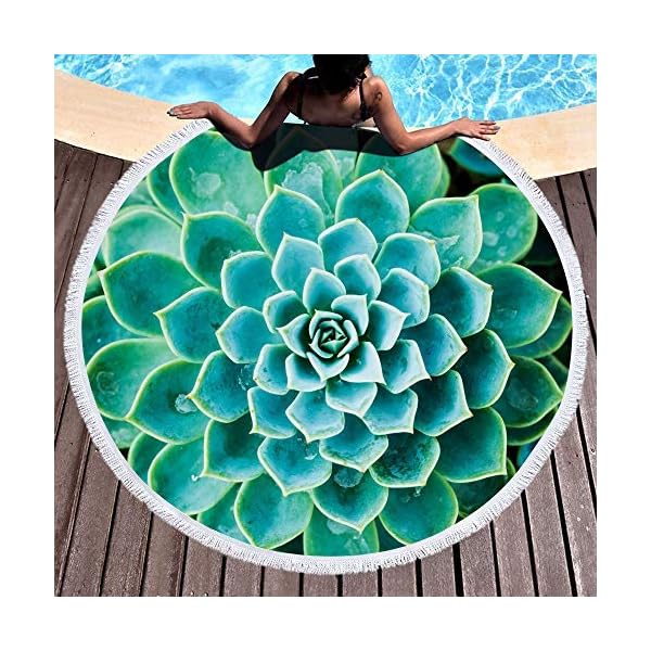 laamei Toalla de Playa Redonda Grande Círculo Tapiz Mandala, Toalla Colgante Hippie Indio Meditación Redonda Estera De… | DeHippies.com