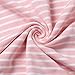 Uideazone Women Floral Striped T-Shirt Comfy Loose Fit Tunic Top,Pink Floral,X-Large