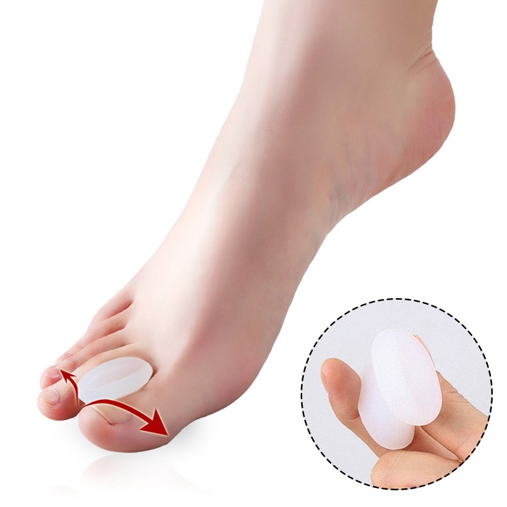 Dr. Foot\'s Gel Toe Separators - 4 Pieces in one set - Bunion Pain Relief - Three Sizes available (Small)