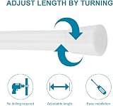 Youyijia Extendable Curtain Poles No Drill 84-150cm Telescopic Rods view 5