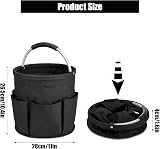 Partideal Tool Bag with Handle 17L Collapsible Bucket Organizer view 2