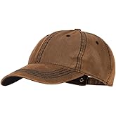e4Hats.com Washed Deluxe Unstructured Wax Cotton Cap