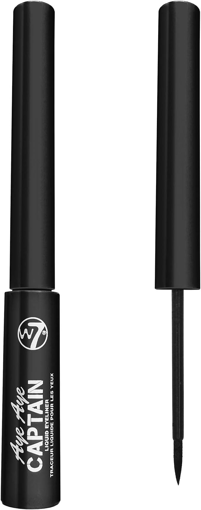 W7 Cosmetics Aye Aye Captain Liquid Eyeliner Very Black 5ml Precision Felt Tip