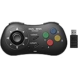 8Bitdo NEOGEO Wireless Controller for Windows, Android, and NEOGEO mini with Classic Click-Style Joystick - Officially Licens
