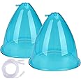 Titoe XXL Vacuum Therapy Machine Accessories Cupping Cup Set Back Body Scraping Shape Massager Cups （180mL）…