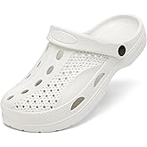 SOSOWHLTE Men's Women's Arch Support Clogs,Unisex Garden Shoes Comfortable Slip-on Outdoor Sandals Slippers for Beach Casual