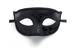 Erythem Masquerade Mask for Men, Venetian Style Masquerade Ball Mask for Halloween Costume Party Mardi Gras