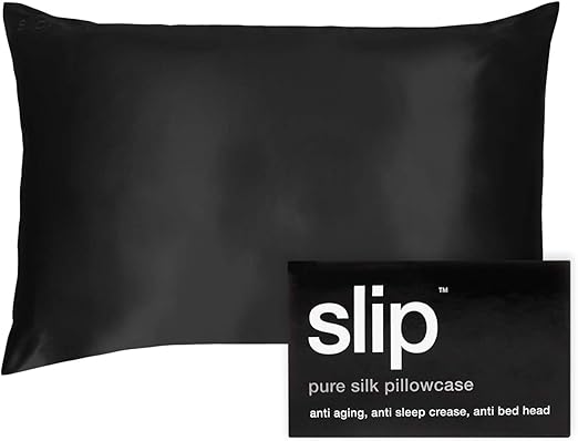 Amazon Com Slip Queen Silk Pillowcase Black Slipsilk Pure