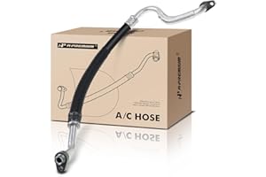 A-Premium A/C Suction Line Hose Assembly Compatible with Ford F-450 E-150 E-250 E-350 E-450 Super Duty Econoline Van Wagon, Compressor to Evap