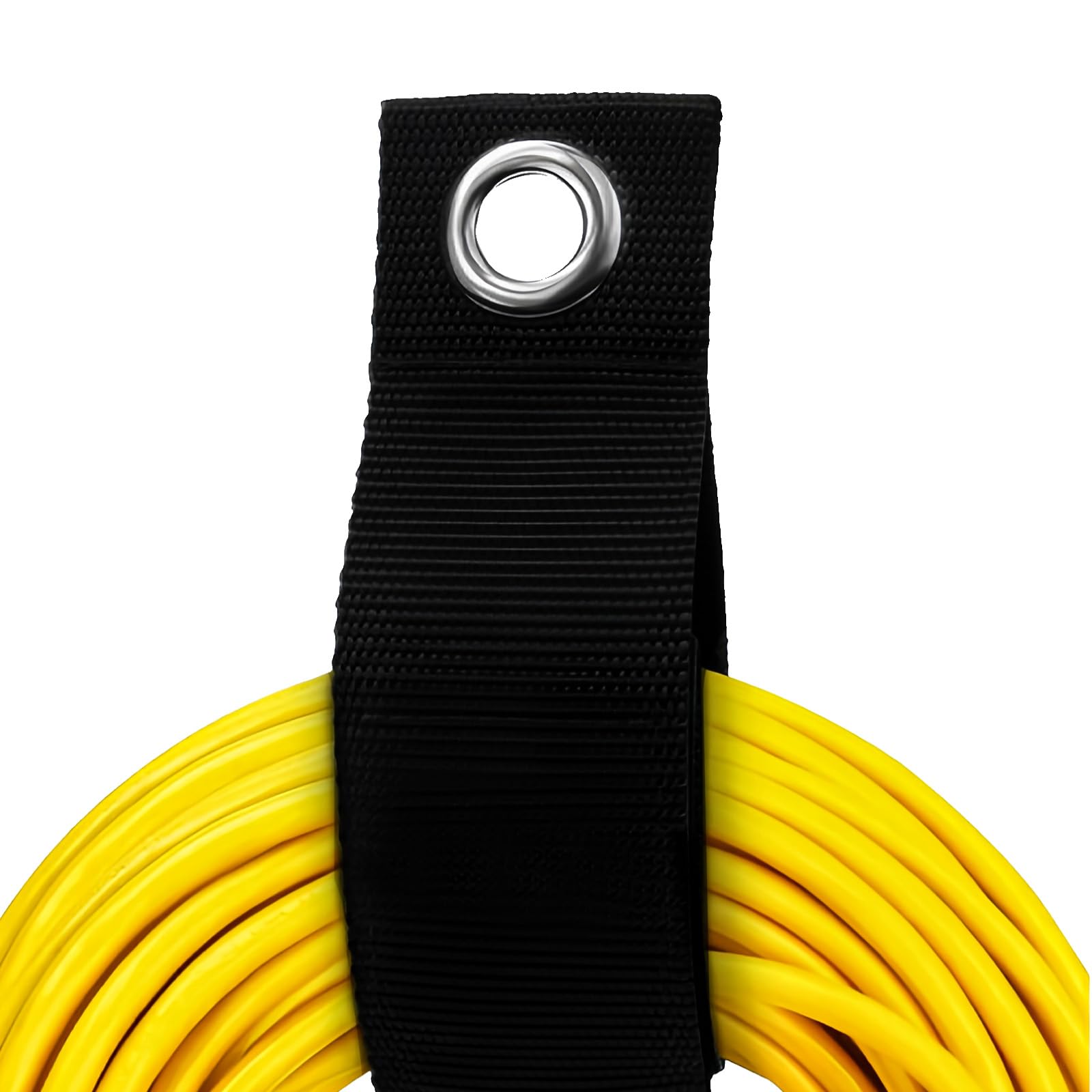 Realand 12Pcs Extension Cord Organizer Wrap Holder, 3 Sizes Hook and Loop Storage Straps for Garden Water Hose Organizer, Cable Hanger, Garage Storage and Organization