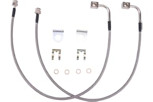 YQABLE Rough Country GM Extended Front Brake Line 89370 Compatible for Chevy Silverado GMC Sierra 2007-2019 1500 2011-2019 2500 3500HD