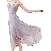 Phoeswan Dance Skirts for Women, Long Chiffon Ballet Skirt, Women's Dance Wrap Skirt with Tie