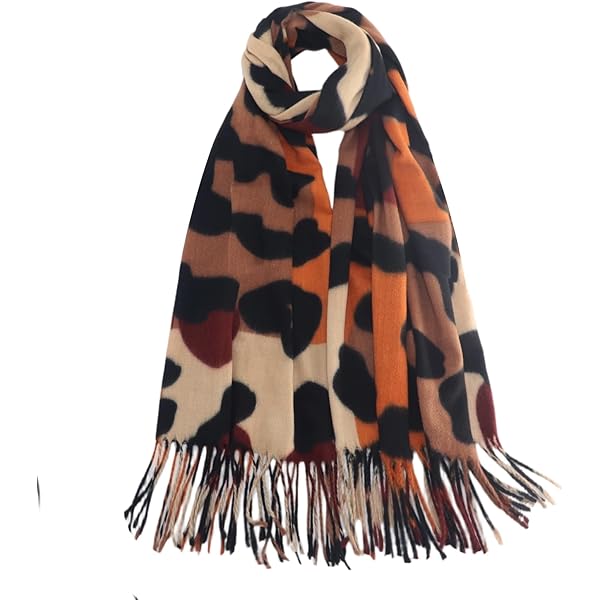 Bufandas Tipo Leopardo Bufanda Leopardo Mujer - Ligera, 90x180 Cm, Estampado Animal, Talla Única Bufandas Leopardo Mujer