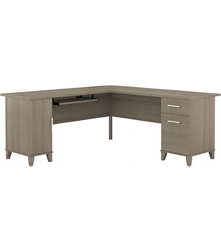 Amazon.com: Bush Furniture Somerset 60W L Shaped Desk with Storage