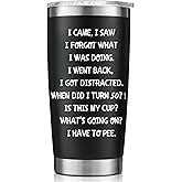 Niduilef 50th Birthday Gifts For Men Women-20 OZ Stainless Steel Tumbler-50th Birthday Decorations for Him Her