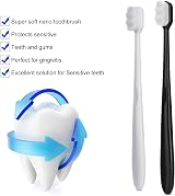 WLLHYF Micro Nano Toothbrush 2 PCS Soft Bristles for Sensitive Teeth view 4