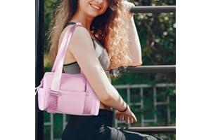 1Pc Sports And Fitness Bag With Dry And Wet Separation, Large Capacity, Casual Travel Shoulder/crossbody Luggage Bag, pink, C