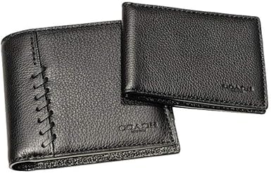 black coach wallet mens
