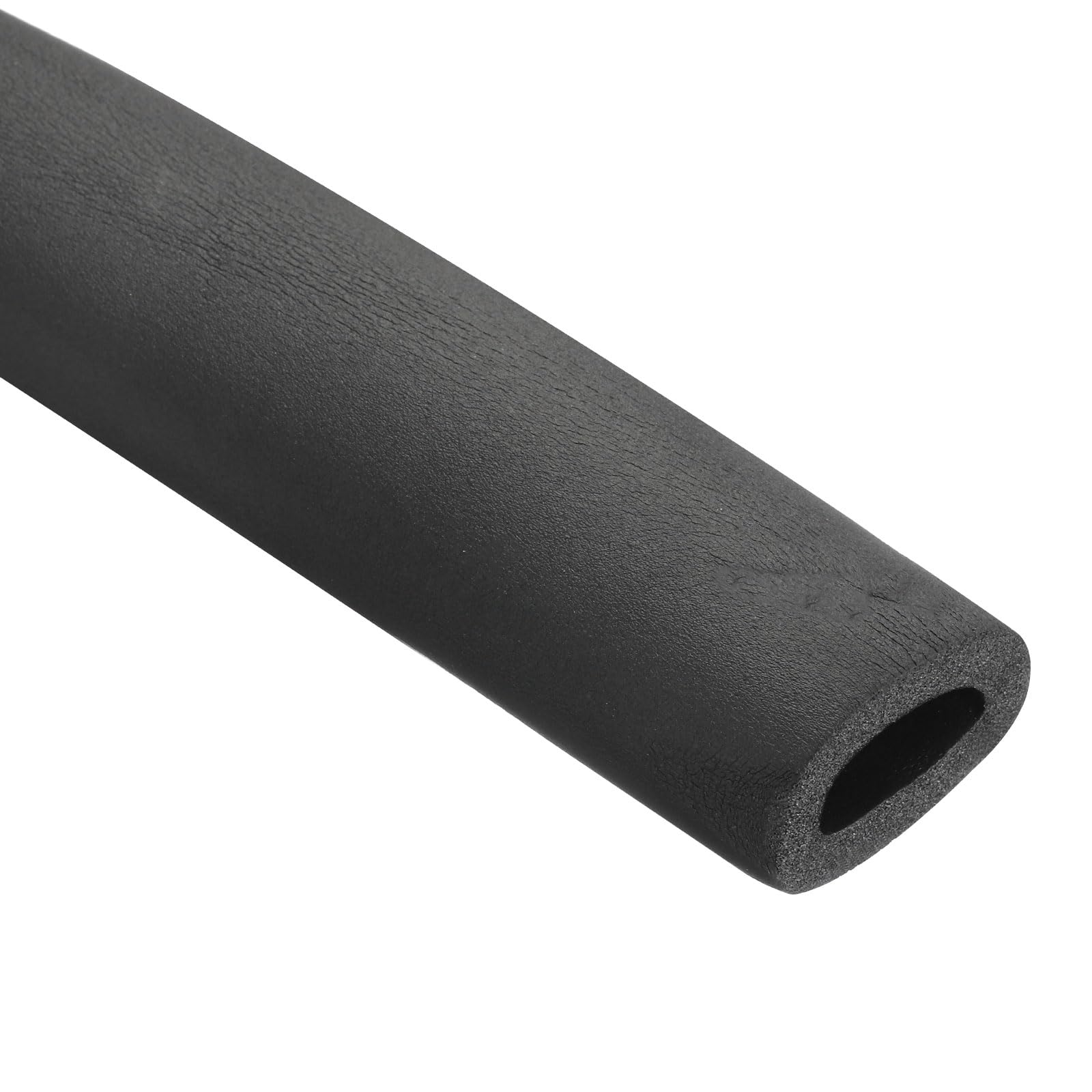 Rebower 22mm ID Pipe Insulation Tubing 9mm Thick Heat Preservation Foam Tube, [for Plumbing Freeze Protection Exercise Handle] - 40mm OD/6ft/Black