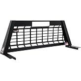 GuardDogg by Buyers 851460 23" Matte Black Heavy-Duty Steel Pickup Truck Headache Rack w/Mounting Brackets, Popular with F150, RAM 1500, Silverado 2500 &amp;3500, Sierra 2500 &amp; 3500, Made in The USA