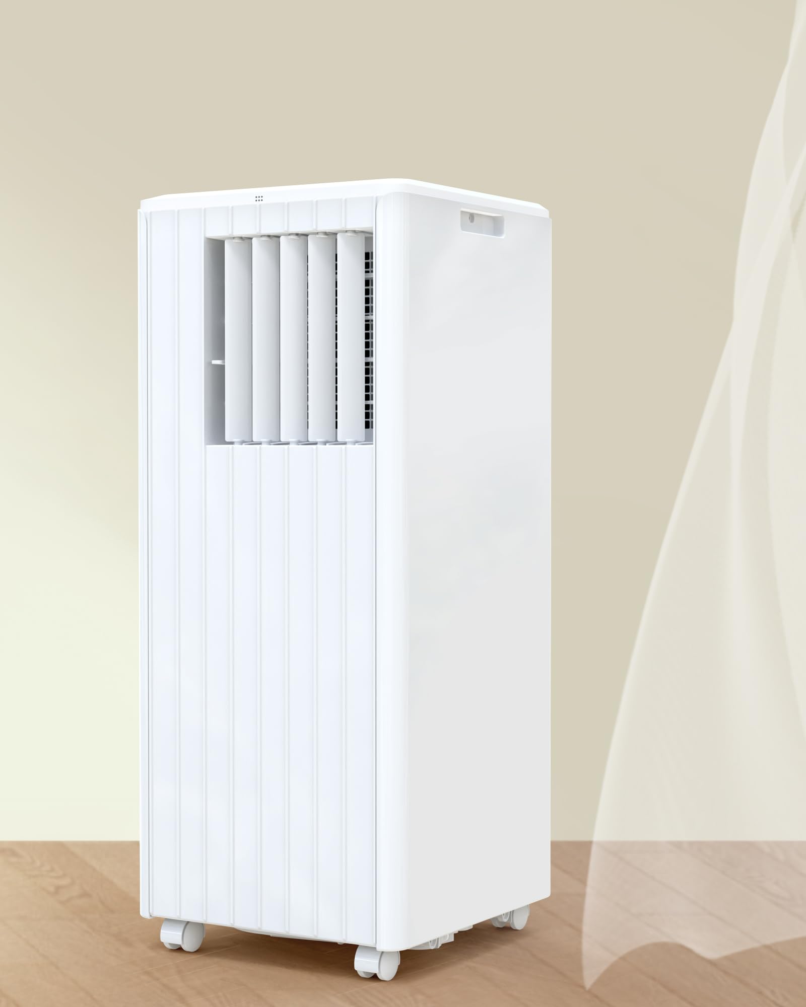Photo 1 of 8,000 BTU Portable Air Conditioners 4-In-1 Drainage-free Standing AC Unit for Bedroom up to 350 sq.ft, with Cool, Dehumidifier & Fan Modes, Remote Control, 24H Timer, Sleep Mode, Window Kits