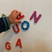 Lettres Magnétiques En Bois Dal Negro - 77 Pièces Colorées Pour Apprendre L'alphabet En S'amusant - 10