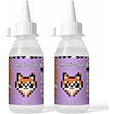 1DFAUL 200g Mosaic Tile Glue Clear, Mosaic Adhesive, Strong Bond, Fast Drying, Waterproof, Non-Toxic, Perfect for DIY Tile Ar