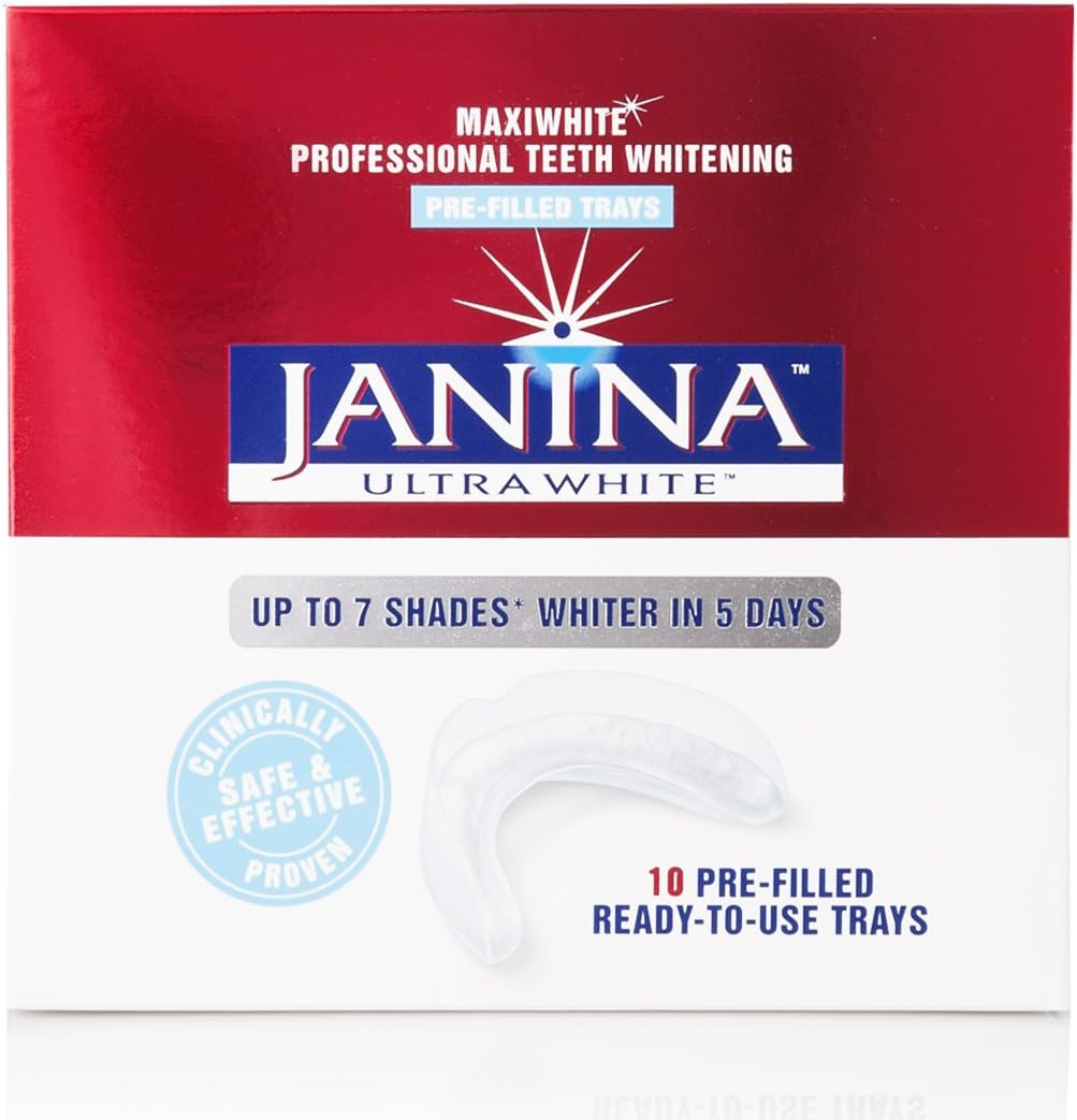 Whitening by Janina Ultra White Maxiwhite Professional Teeth Whitening Pre-Filled Trays x 10