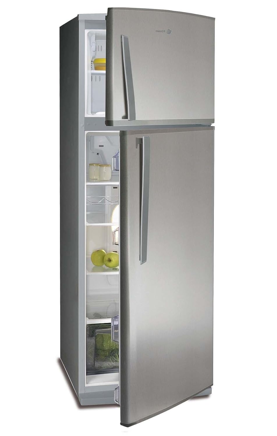 Fagor FD-283 NFX nevera y congelador Independiente Plata ...