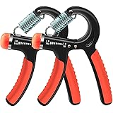 Yifi-Tek Hand Grip Strengthener Workout, Hand Exerciser, Strength Trainer, Adjustable Resistance Range 30-145 Lbs, Non-slip Gripper, Great for Athletes Pianists Kids & Hand Rehabilitation Exercising
