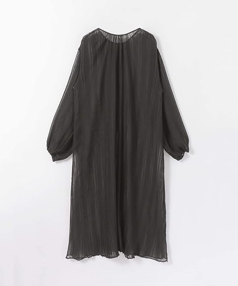 Amazon ケービーエフ ワンピース ドレス 2wayプリーツシアーワンピース レディース Kb05 26j140 Black One ワンピース チュニック 通販