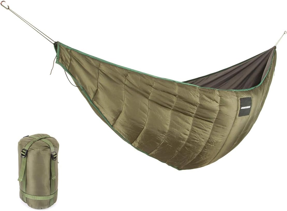 KING SHOWDEN Hammock Underquilt Lightweight Camping Winter Sleeping Bag Under Quilt Blanket Ultralight Underquilt Keep Your Warmer Saves Space Portable