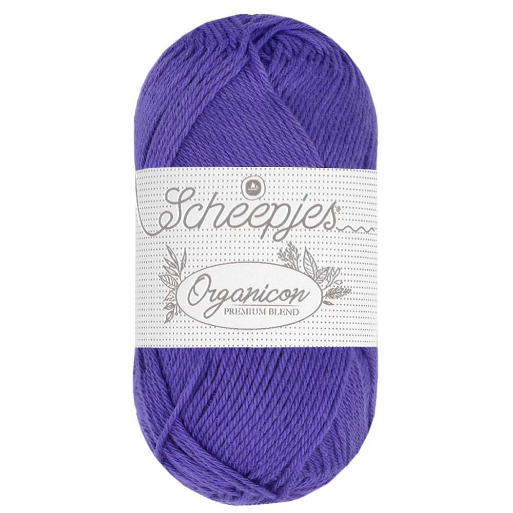 Scheepjes - Scheepjes Organicon 258 Violet Yarn - 1x50g — image 1