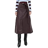 Tanya Taylor Women's Hudley Faux Leather Skirt
