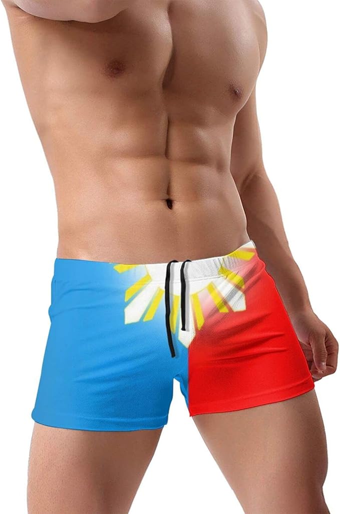 zhongxinqinglingqichemaoyi Philippine_Flag Men's Boxer Swim Trunks