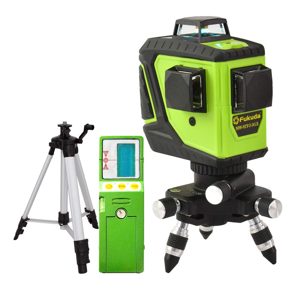 Mua Fukuda 360 フルライングリーンレーザー墨出し器セット 12ライン 360 垂直 2 360 水平 1 Mw 93t 2 3gj レーザー墨出し器 レーザーレベル 水平器 本体 受光器 エレベーター三脚セット Tren Amazon Nhật Chinh Hang Fado