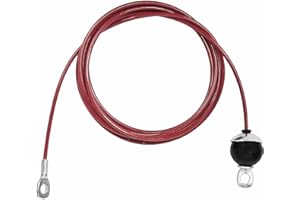 AIKESIWAY Replacement Cables for Home Gym, Fitness Pulley Cable, Weight Machine Replacement Cable -Thick 5mm(0.2inch) Heavy Duty Steel Wire Rope for Home Gym Cable