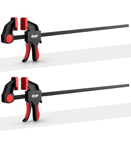 TEKTON 12 Zoll Ratschen-Klemme / 18 Zoll Spreizer Set, 2-teilig – Präziser Druck Für Holz- & Bastelprojekte
