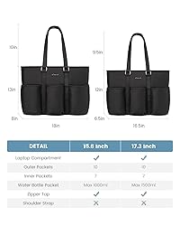 LOVEVOOK Laptop Tote Bag for Women Work, Teacher