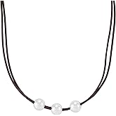 Silpada 'Symphonious' Sterling Silver Leather Chain Necklace, 18" + 2"