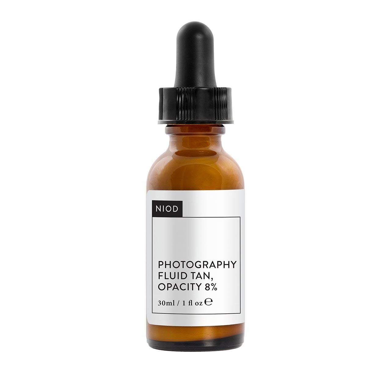DECIEM Photography Fluid Tan Opacity 8% (30ml) - Very Light Skin Tone, Natural-looking, Uniform Tan, Light-reflecting Properties