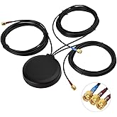 Bingfu 4G LTE MIMO Cellular GPS Adhesive Magnetic Mount Antenna for 4G LTE GPS Cradlepoint IBR900 IBR1700 Sierra Wireless Air