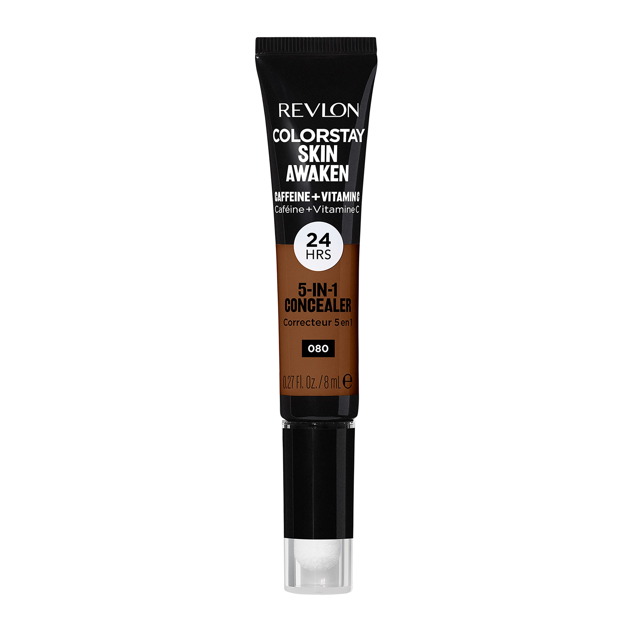 Revlon ColorStay Skin Awaken 5-in-1 Concealer 24HR Wear (30g) Fragrance & Paraben Free, Coffee (080) Unisex