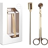 Candle Wick Trimmer and Candle Snuffer Accessory Set – Gold