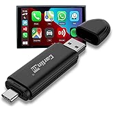 CarlinKit CarPlay Wireless Adapter MiNi SE 2025 - Auto Connect Online Update for iPhone, Apple CarPlay Wireless Adapter Convert OEM Wired CarPlay Cars, Plug & Play Dongle