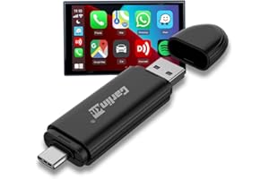 CarlinKit CarPlay Wireless Adapter MiNi SE 2025 - Auto Connect Online Update for iPhone, Apple CarPlay Wireless Adapter Convert OEM Wired CarPlay Cars, Plug & Play Dongle