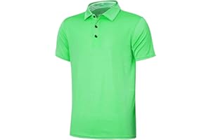 FINGER TEN Boys Golf Polo Shirt - Moisture Wicking Performance, Kids Short Sleeve Collared Uniform Tee for Comfortable Youth